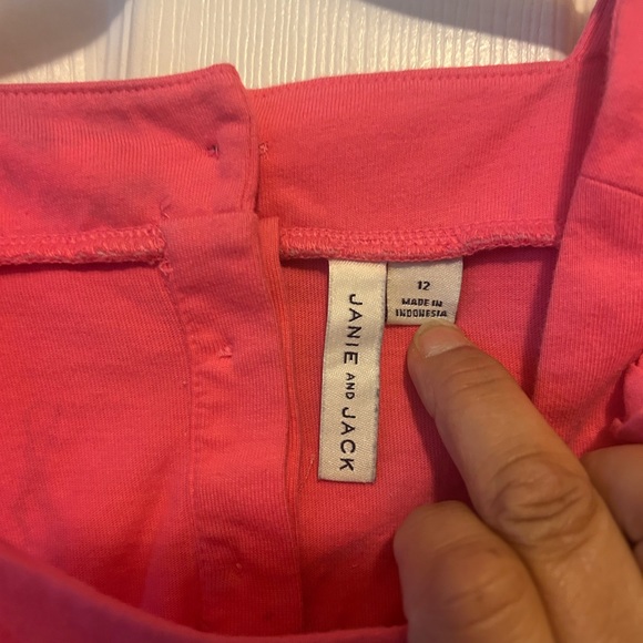 Janie and Jack Eyelet Scalloped Girls’👧🏻Top👚Sz 12 - Picture 3 of 7